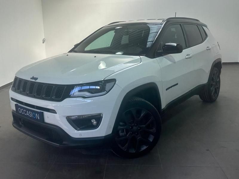 Théobald Occasion JEEP compass hybride rechargeable SUV blanc